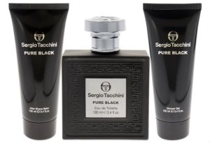 Sergio Tacchini Pure Black мъжки комплект